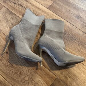 Steve Madden Taupe Heeled Boots
